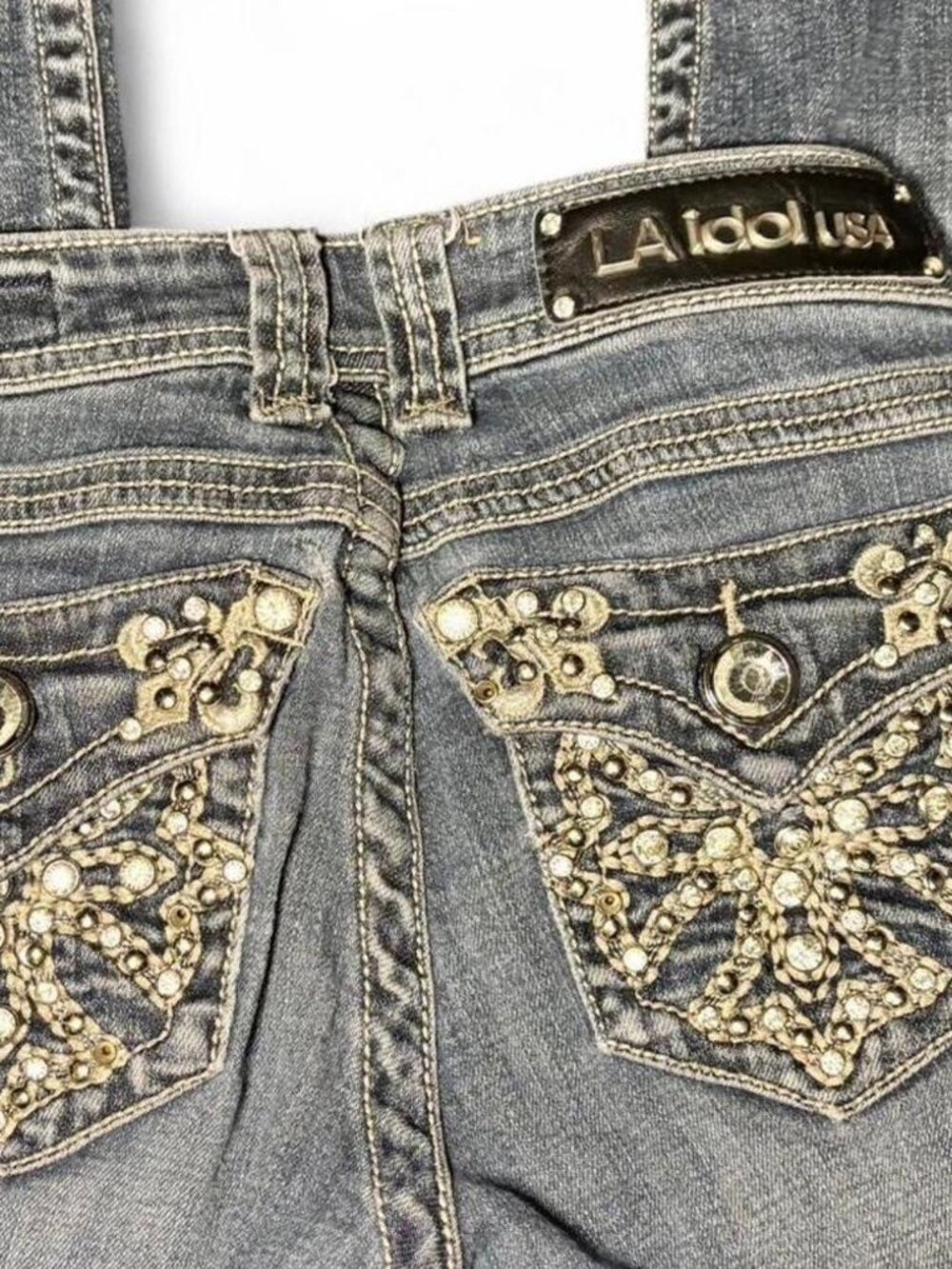 L.A. Idol bling embellished skinny jeans